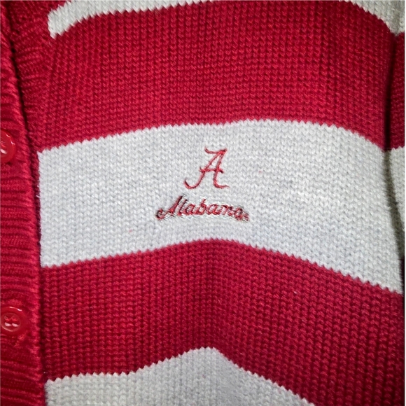 Campus Specialties Children's Alabama Crimson Tide Cardigan - Large 100% Cotton - Picture 2 of 6